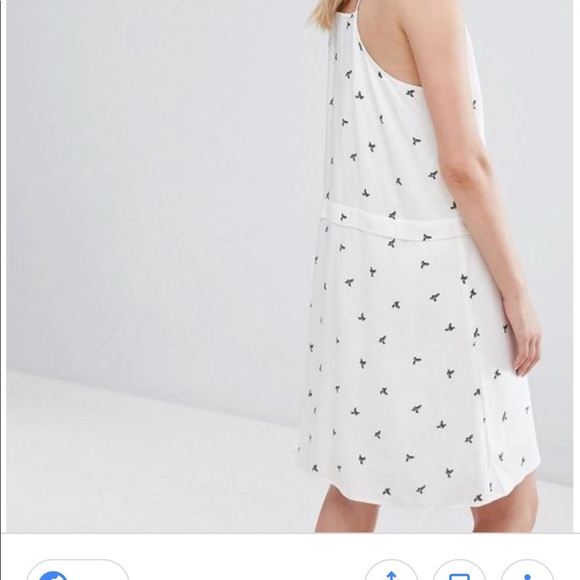 ASOS. Vila Clothes brand Dove Dress. Medium - Picture 3 of 3